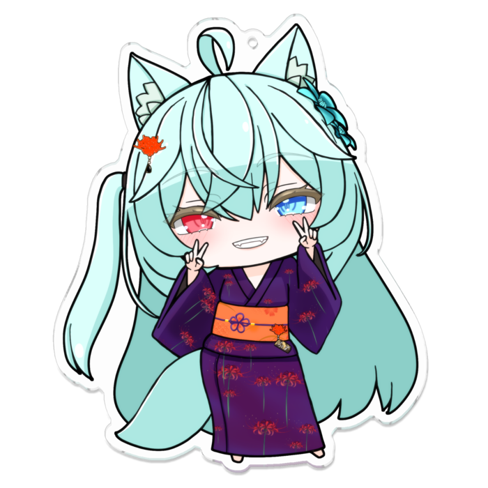 アクリルキーホルダー - 100 x 100 (mm)