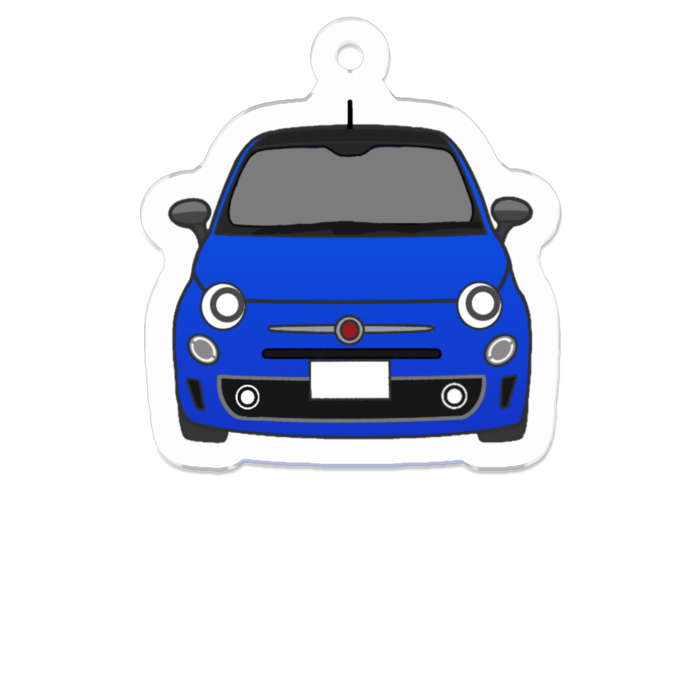 アクリルキーホルダー（コーティング） - 50 × 50 (mm)