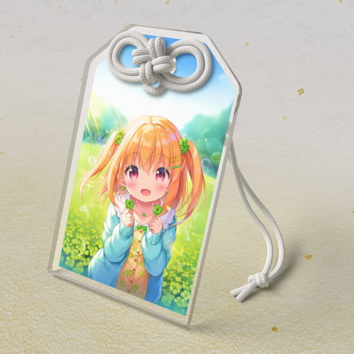 アクリルお守り - 50 × 80mm