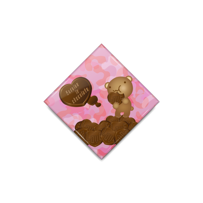 缶バッジ - ひし形40mm