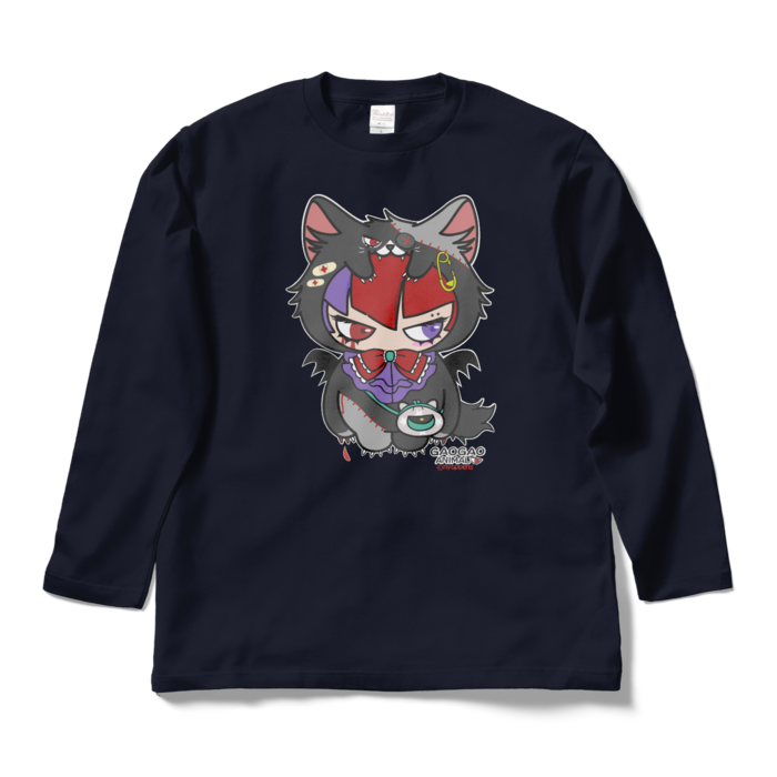 ロングスリーブTシャツ - L - ネイビー