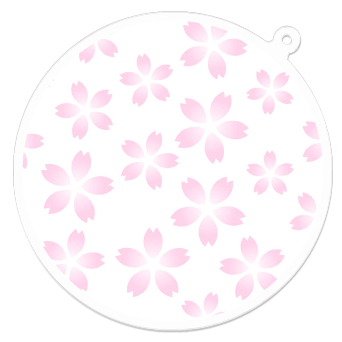 アクリルキーホルダー - 70 x 70 (mm)