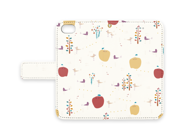 手帳型iPhoneケース - iPhone 8 / 7 - ストラップ穴 あり