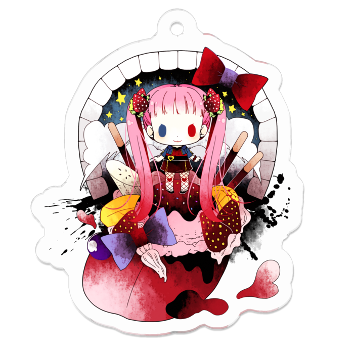 アクリルキーホルダー - 50 x 50 (mm)