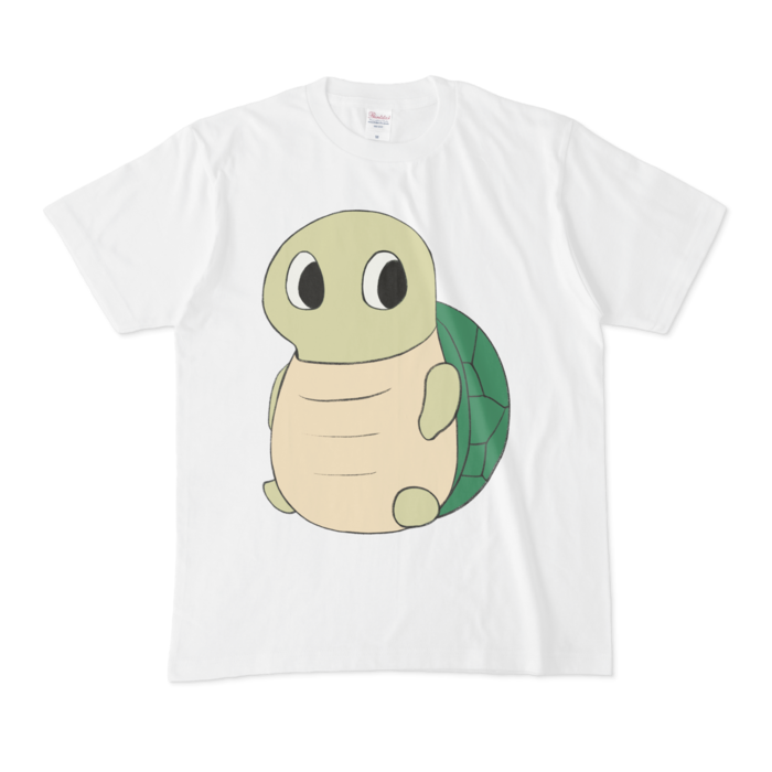 かっめのTシャツ - M - 白