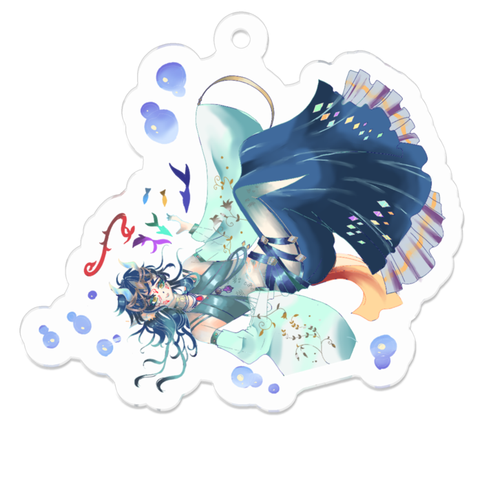 アクリルキーホルダー - 50 x 50 (mm)