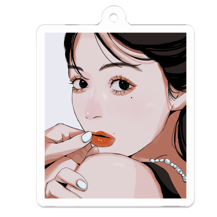 アクリルキーホルダー - 50 x 50 (mm)