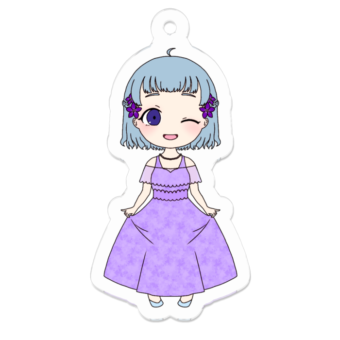 アクリルキーホルダー - 50 x 50 (mm)