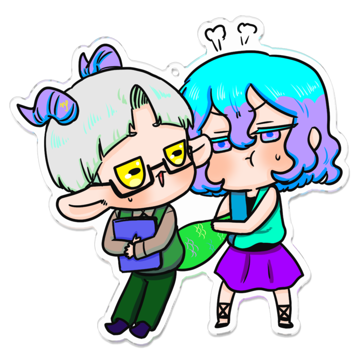 アクリルキーホルダー - 100 x 100 (mm)