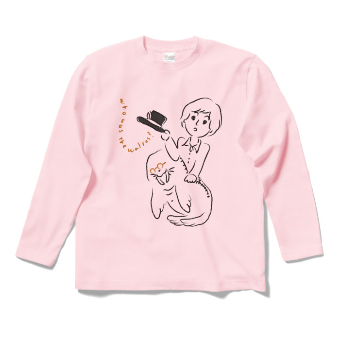 ロングスリーブTシャツ - S - ライトピンク