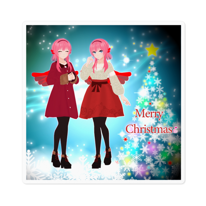 ステッカー - 100 x 100 (mm)