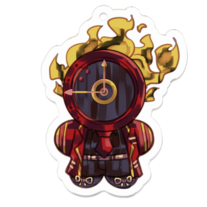 アクリルキーホルダー - 50 x 50 (mm)