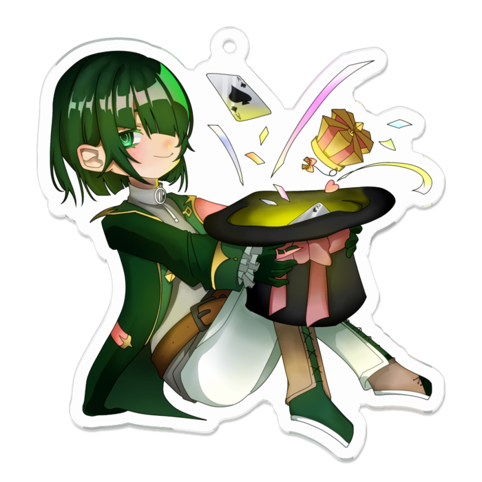 アクリルキーホルダー - 70 x 70 (mm)