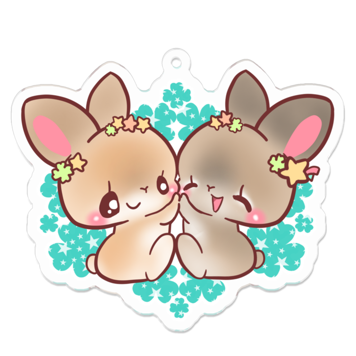 アクリルキーホルダー - 70 x 70 (mm)