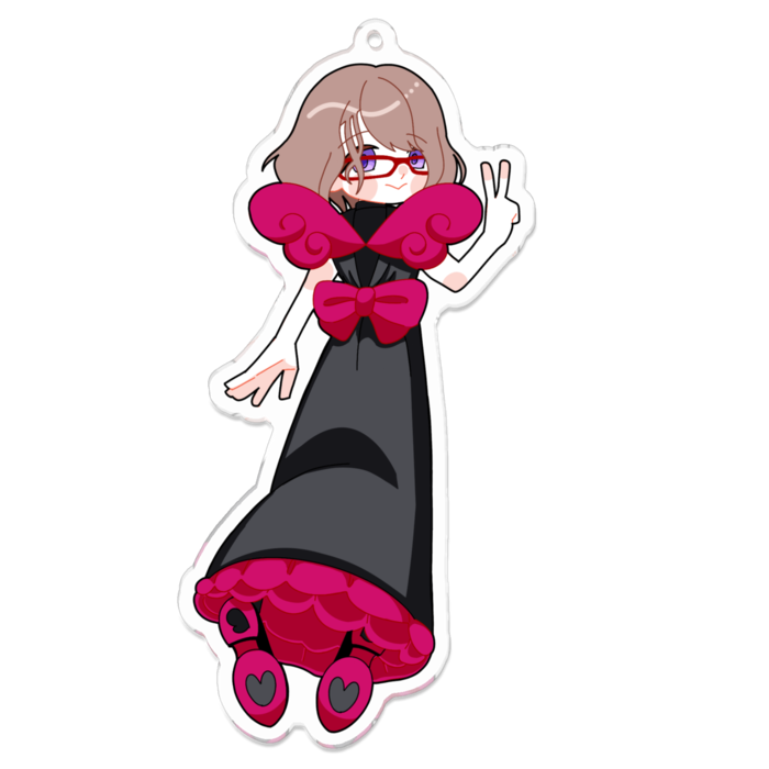 アクリルキーホルダー - 100 x 100 (mm)