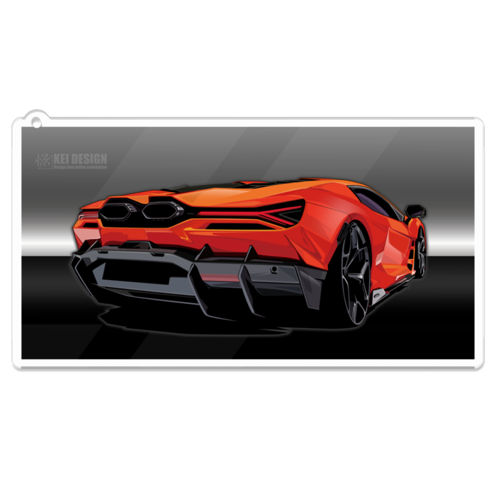 アクリルキーホルダー - 100 x 100 (mm)