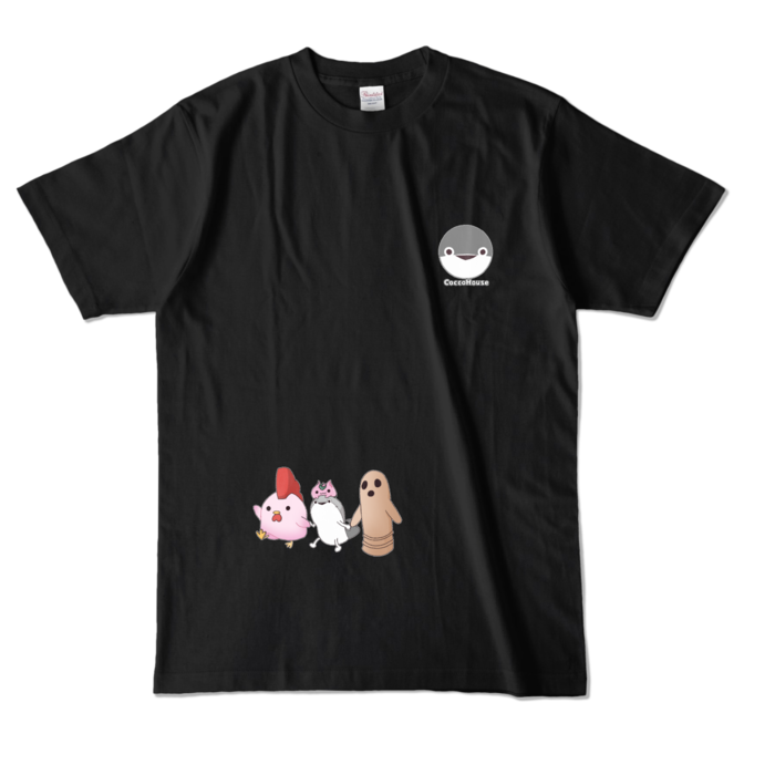 カラーTシャツ - L - ブラック (濃色)