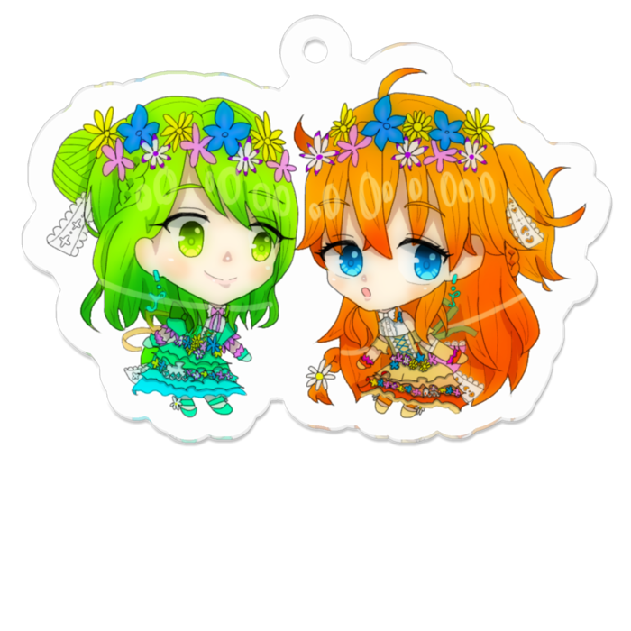 アクリルキーホルダー - 50 x 50 (mm)