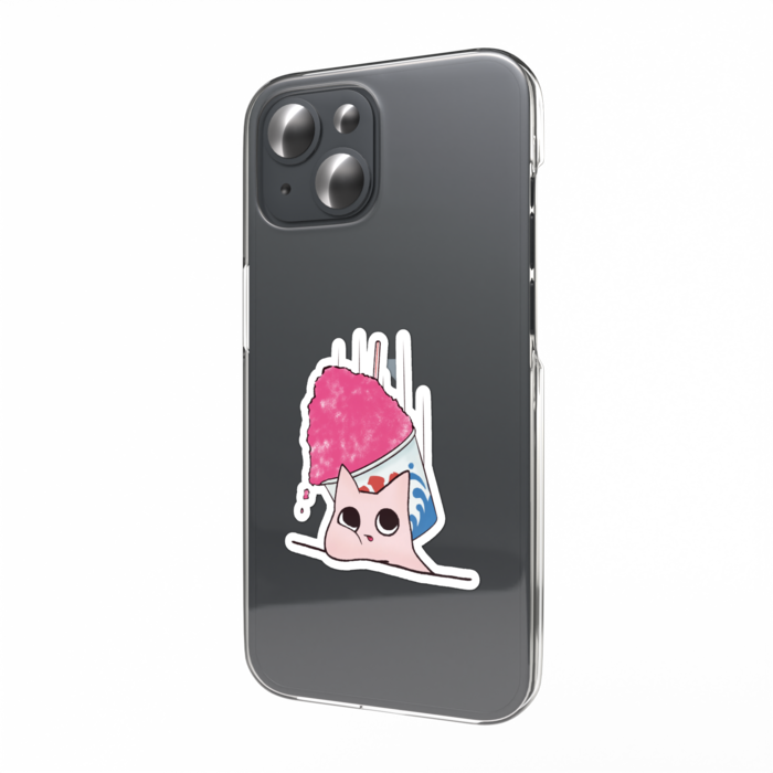 スマホステッカー - W55 × H91mm 以内 いちご