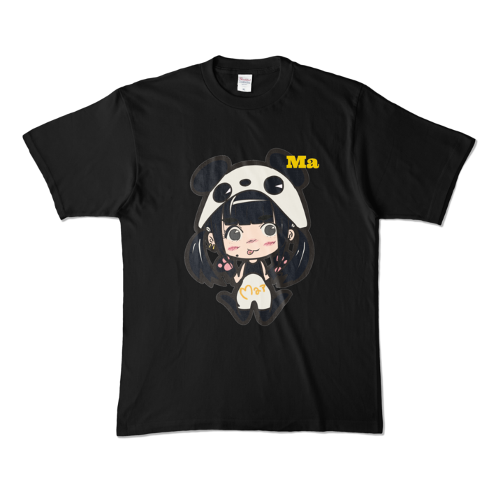 カラーTシャツ - XL - ブラック (濃色)