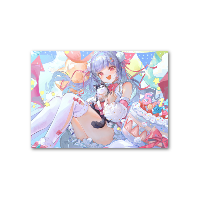 フォト風カード - 横 - 片面