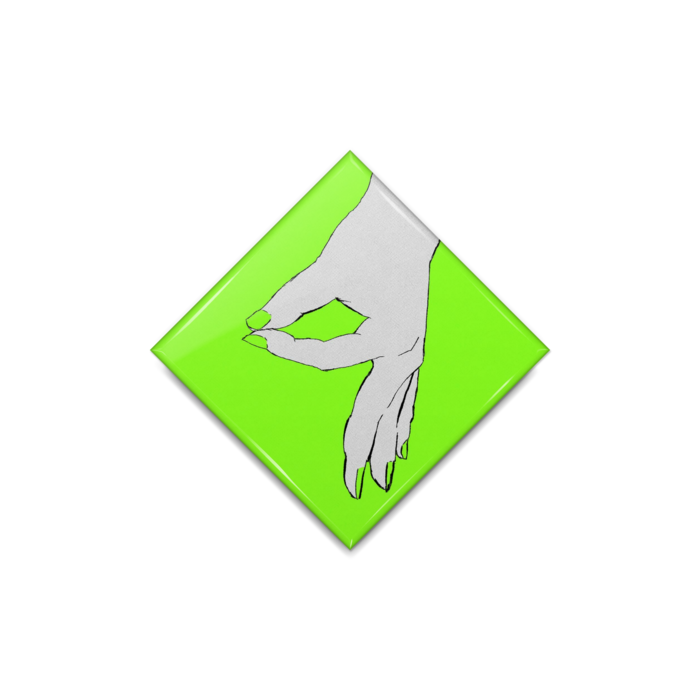 缶バッジ - ひし形40mm