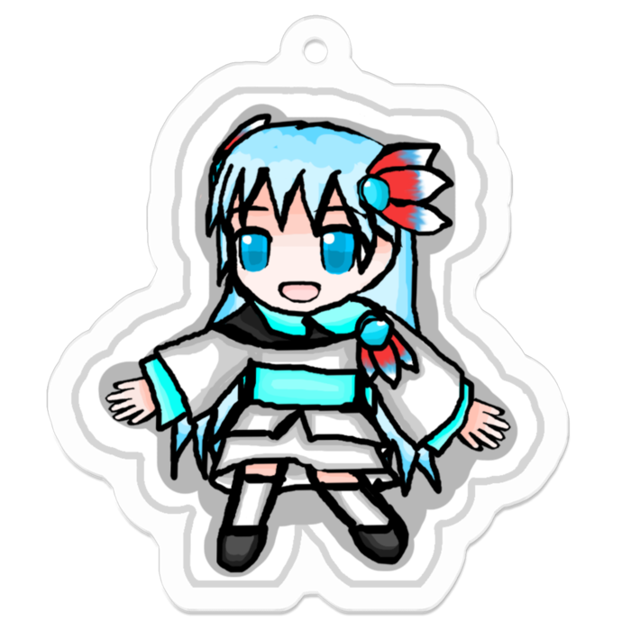 アクリルキーホルダー - 50 x 50 (mm)