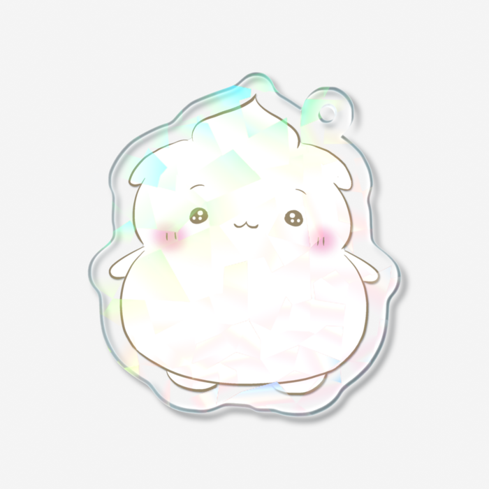 ホログラムアクリルキーホルダー - 50 × 50mm