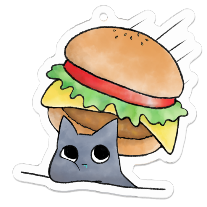 アクリルキーホルダー - 50 x 50 (mm)