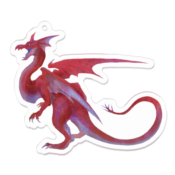 アクリルキーホルダー - 70 x 70 (mm)