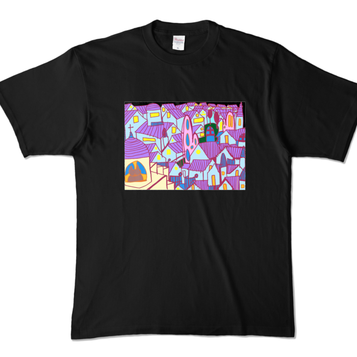 カラーTシャツ - XL - ブラック (濃色)