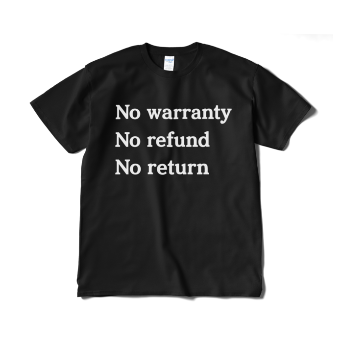 Tシャツ(短納期) - XL - ブラック