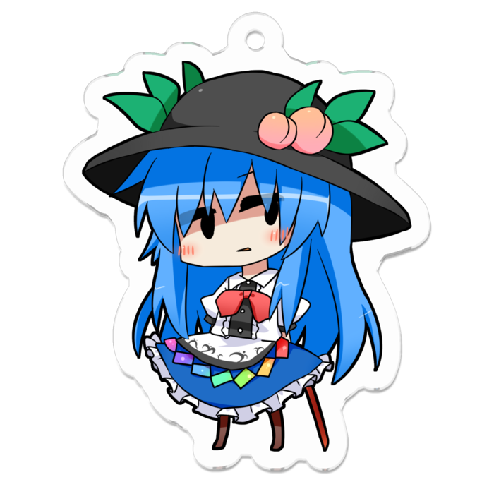 アクリルキーホルダー（コーティング） - 50 x 50 (mm)