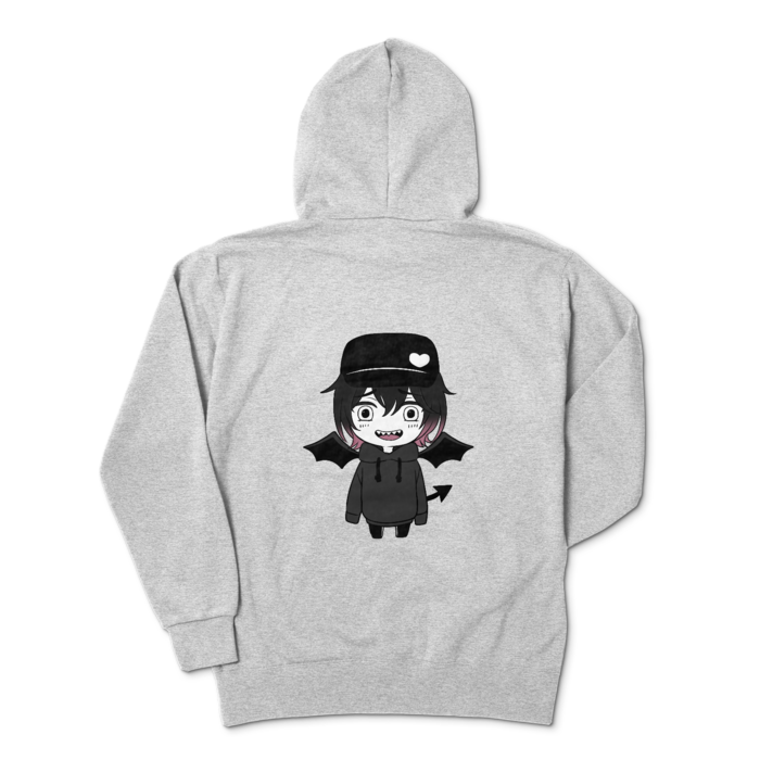 ジップパーカー - XL - 杢グレー