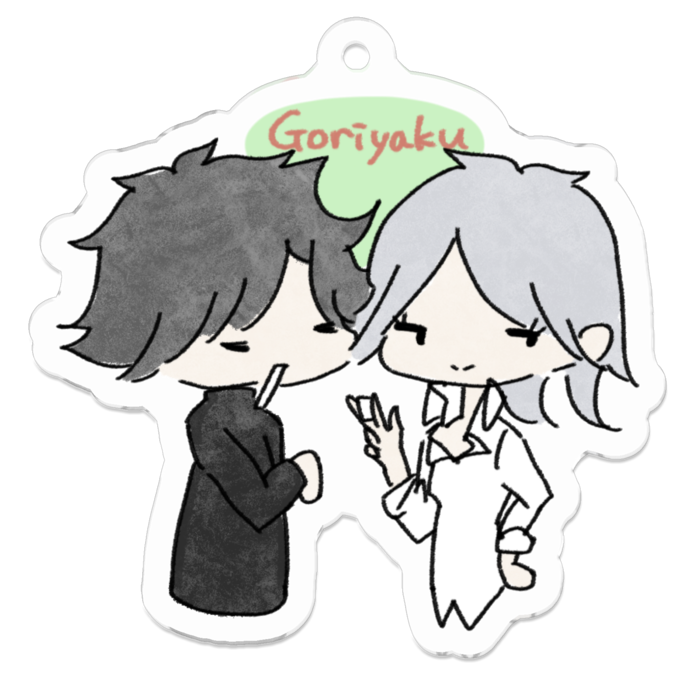 アクリルキーホルダー - 50 x 50 (mm)