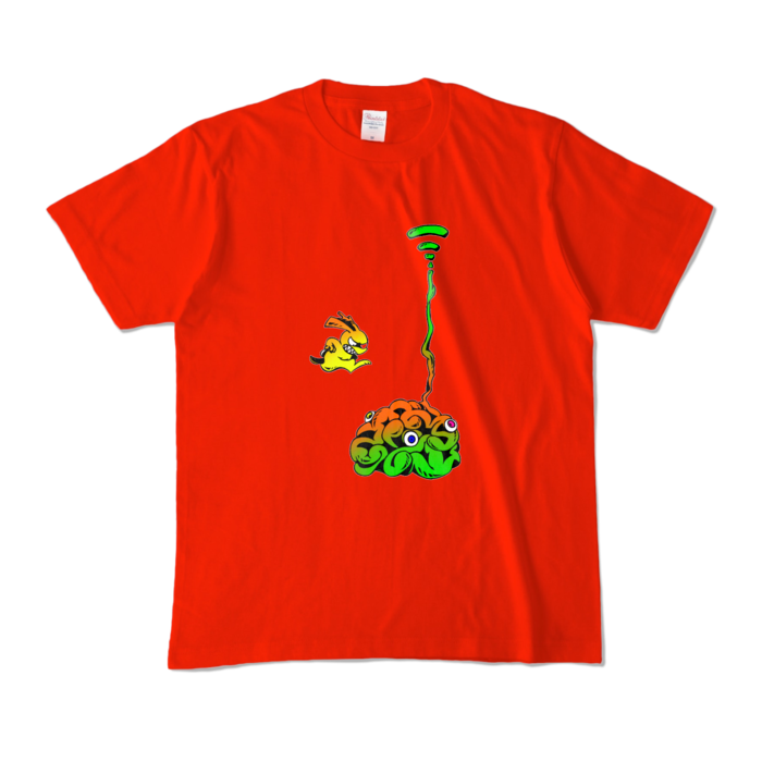 カラーTシャツ - M - レッド (濃色)(2)