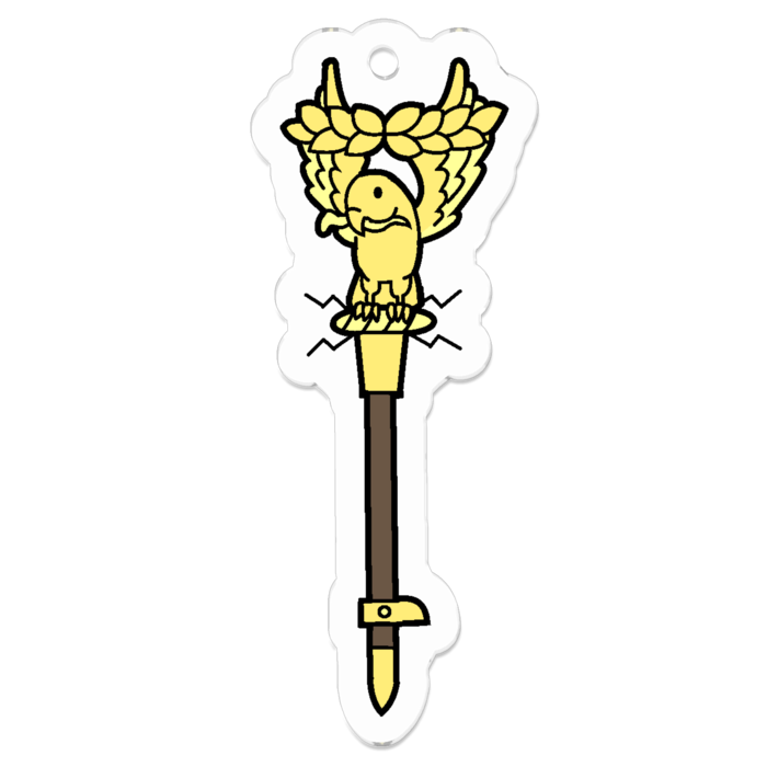 アクリルキーホルダー - 50 x 50 (mm)