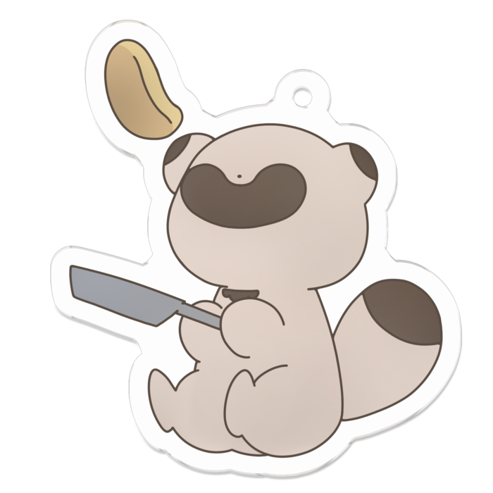 アクリルキーホルダー - 50 x 50 (mm)