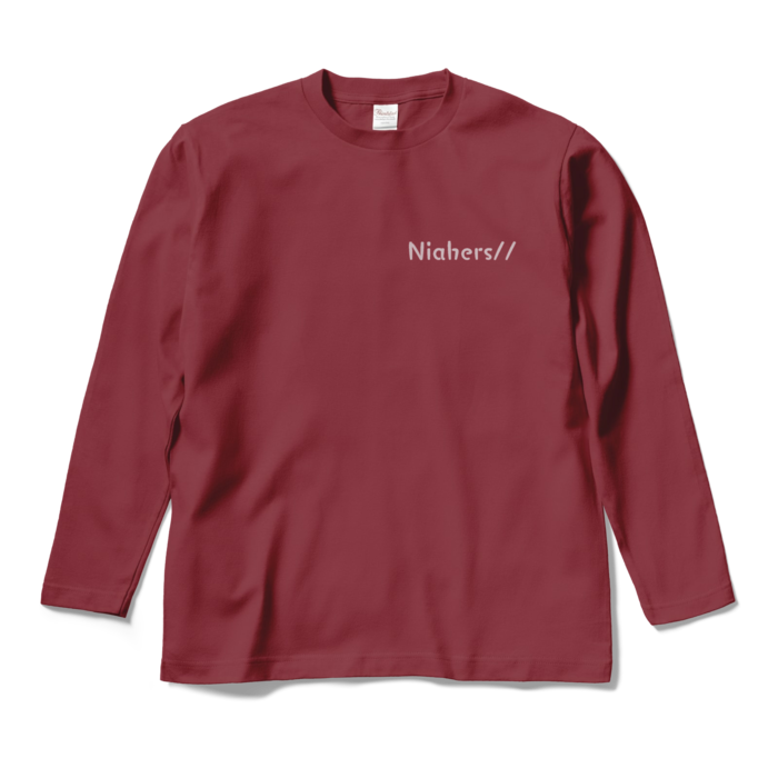 ロングスリーブTシャツ - M - バーガンディ