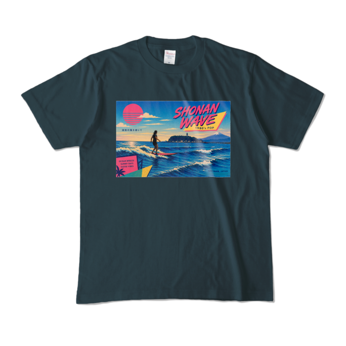 カラーTシャツ - M - デニム (濃色)