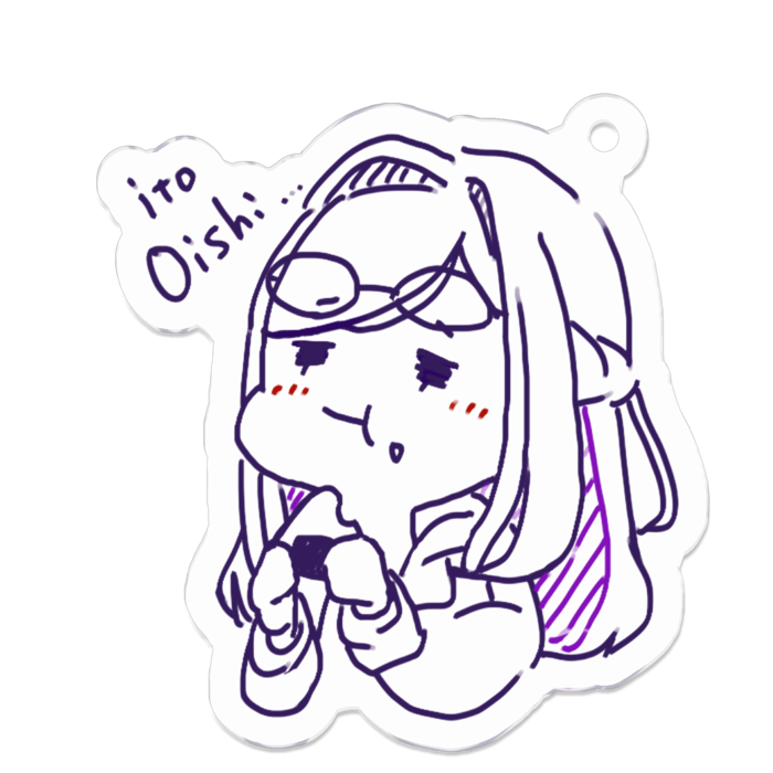 アクリルキーホルダー - 50 x 50 (mm)