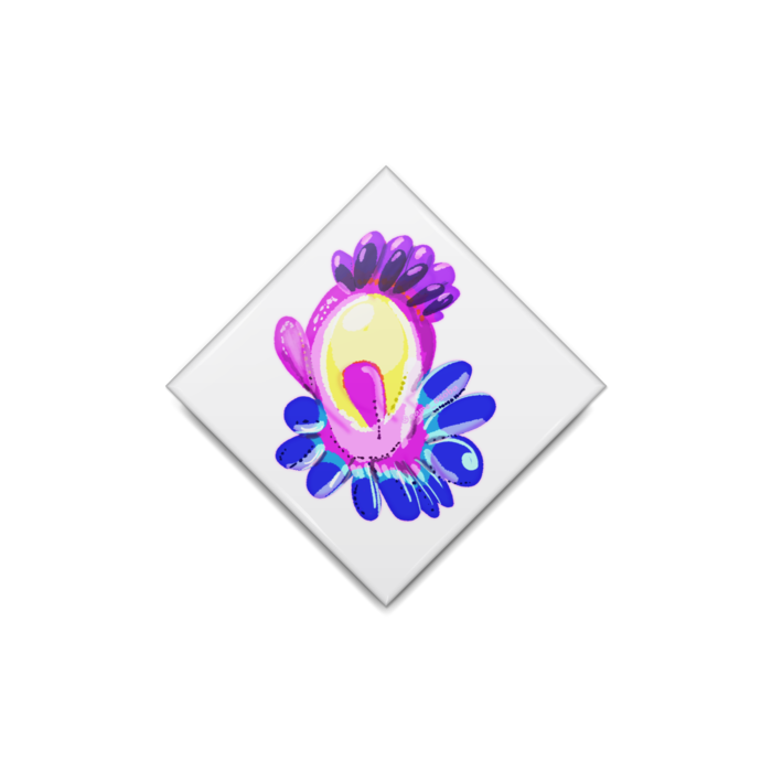 缶バッジ - ひし形40mm