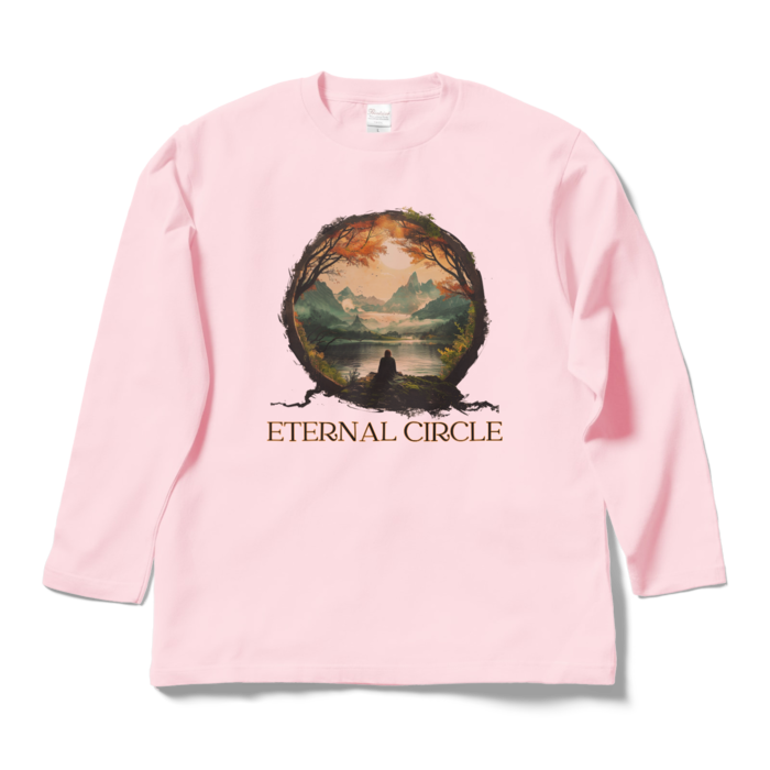 ロングスリーブTシャツ - L - ライトピンク