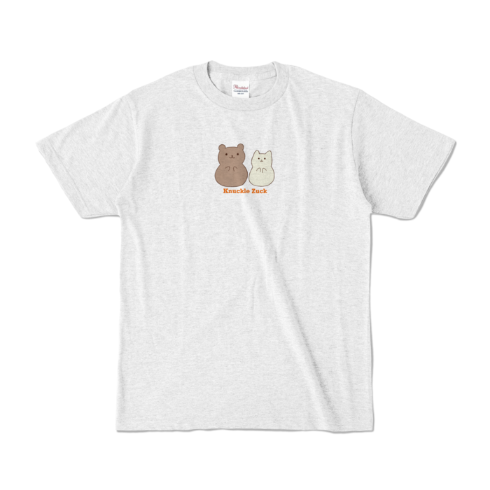 ナックルザックTシャツ - S - アッシュ (淡色)