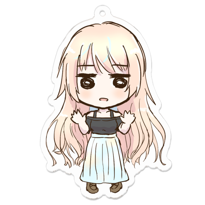 アクリルキーホルダー（コーティング） - 70 x 70 (mm)