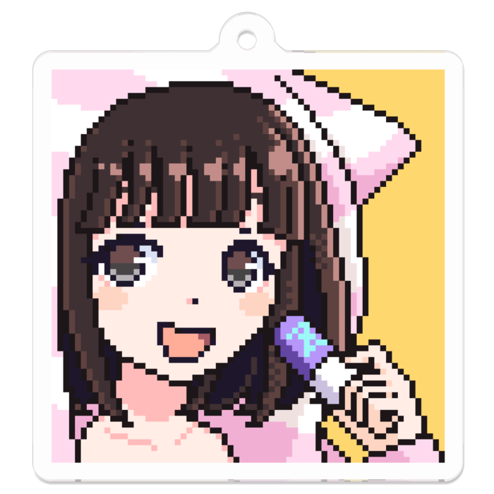 アクリルキーホルダー - 50 x 50 (mm)