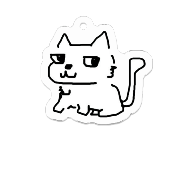 アクリルキーホルダー（コーティング） - 50 x 50 (mm)