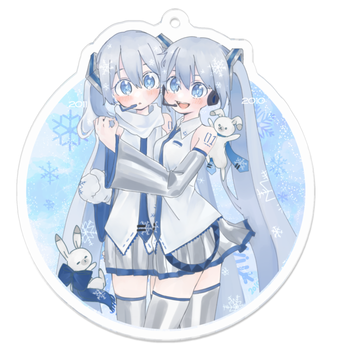 アクリルキーホルダー ver1 - 70 x 70 (mm)