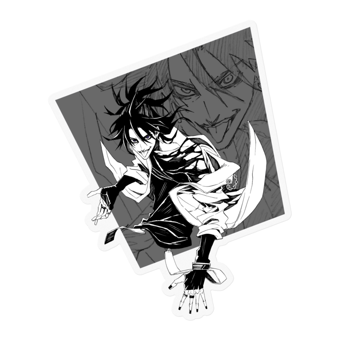 ステッカー - 100 x 100 (mm)クリア