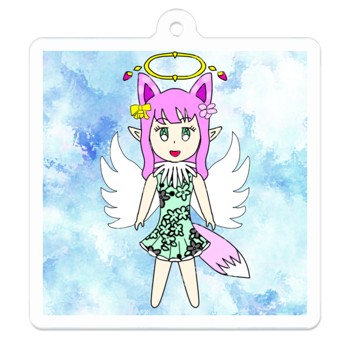 アクリルキーホルダー - 50 x 50 (mm)